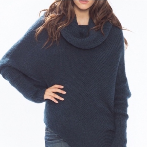 Wooden Ships Sweaters - { Wooden Ships } Cowl Neck Asymmetrical Sweater